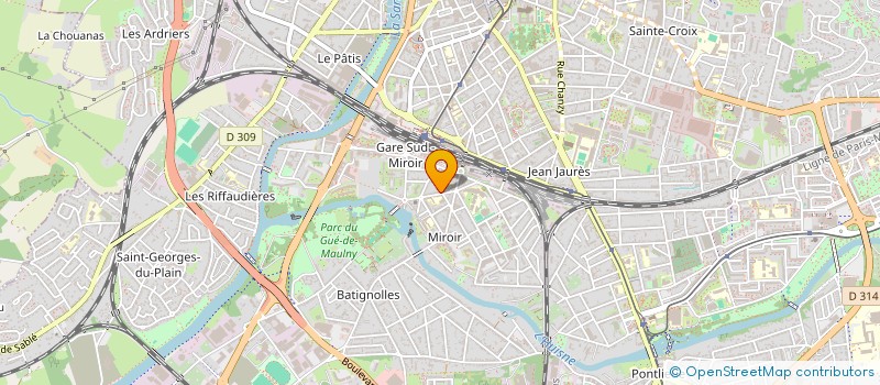 localisation de l'entreprise MONSIEUR XAVIER DELIGNY  LE MANS