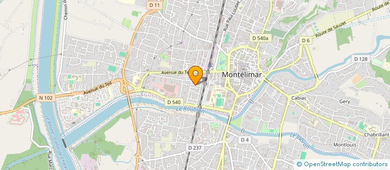 localisation de l'entreprise MONSIEUR XAVIER DELOYE à MONTELIMAR