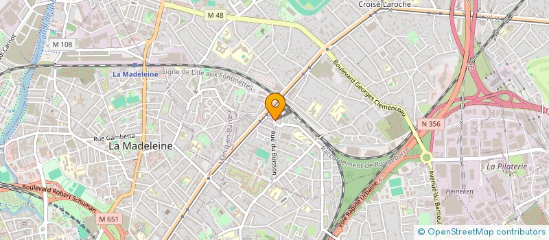 localisation de l'entreprise MONSIEUR XAVIER DELZOIDE à MARCQ-EN-BARŒUL