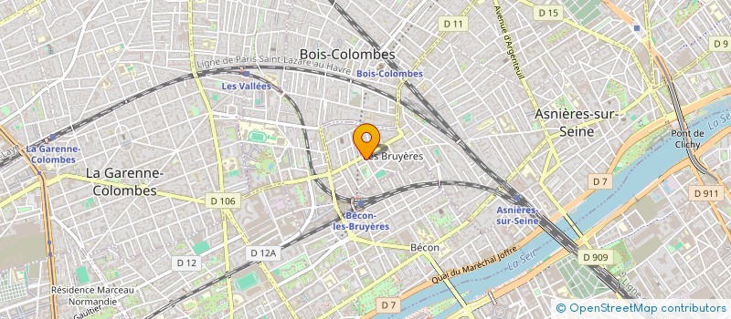 localisation de l'entreprise MONSIEUR XAVIER DEMANGE  ASNIERES-SUR-SEINE