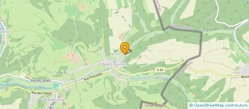 localisation de l'entreprise MONSIEUR XAVIER DEMERLE  WALSCHBRONN