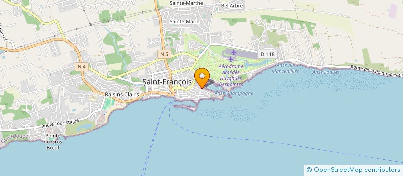 localisation de l'entreprise MONSIEUR XAVIER DEMEULEMEESTER à SAINT-FRANCOIS