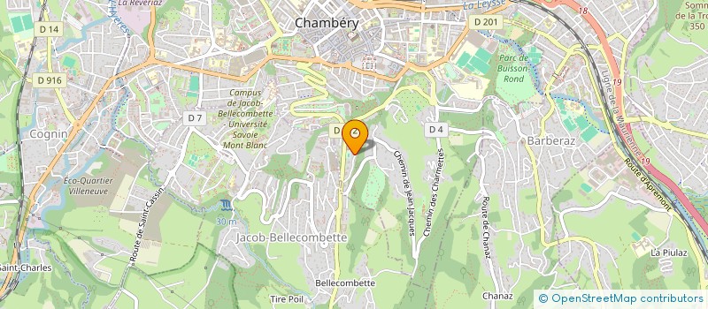 localisation de l'entreprise MONSIEUR XAVIER DEMEURE à CHAMBERY