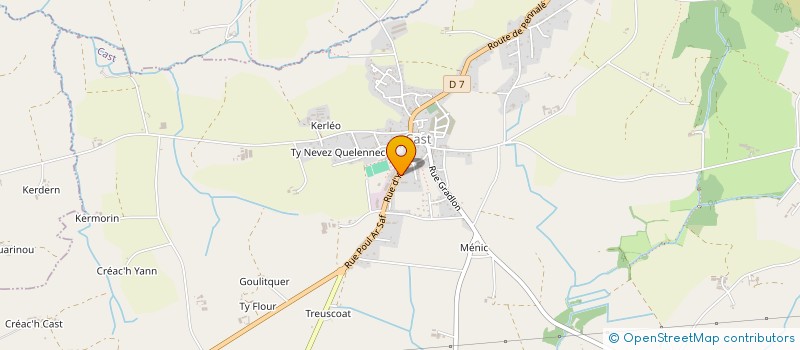 localisation de l'entreprise MONSIEUR XAVIER DEMEURE  CAST