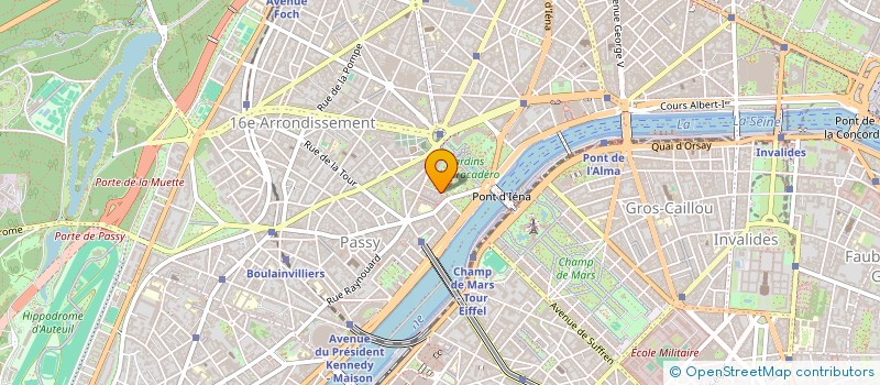 localisation de l'entreprise MONSIEUR XAVIER DEMEUZOY  PARIS