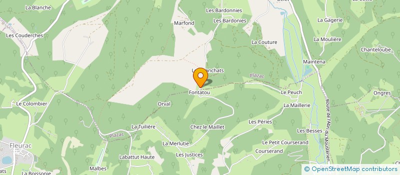 localisation de l'entreprise MONSIEUR XAVIER DEMORTIER à FLEURAC