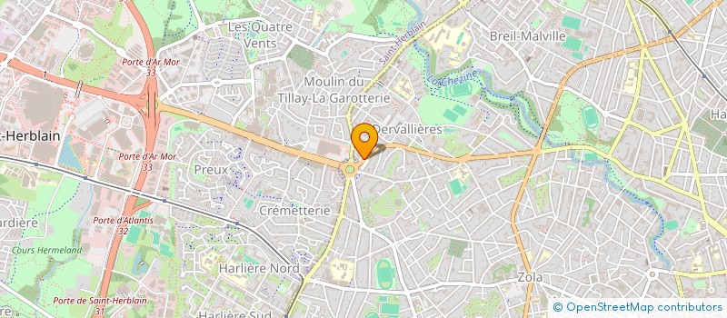 localisation de l'entreprise MONSIEUR XAVIER DENEUX à NANTES