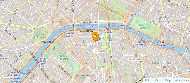 localisation de l'entreprise MONSIEUR XAVIER DENYS DE BONNAVENTURE  PARIS