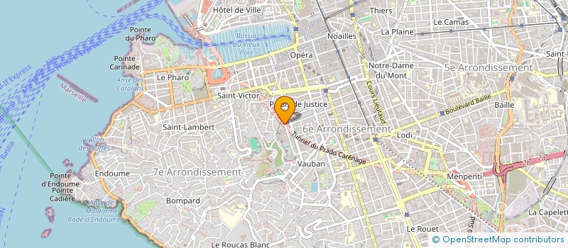 localisation de l'entreprise MONSIEUR XAVIER DEPAULE à MARSEILLE
