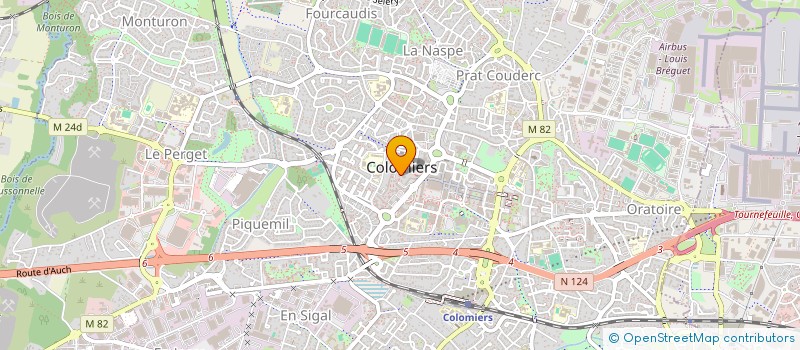 localisation de l'entreprise MONSIEUR XAVIER DEPOIX à COLOMIERS