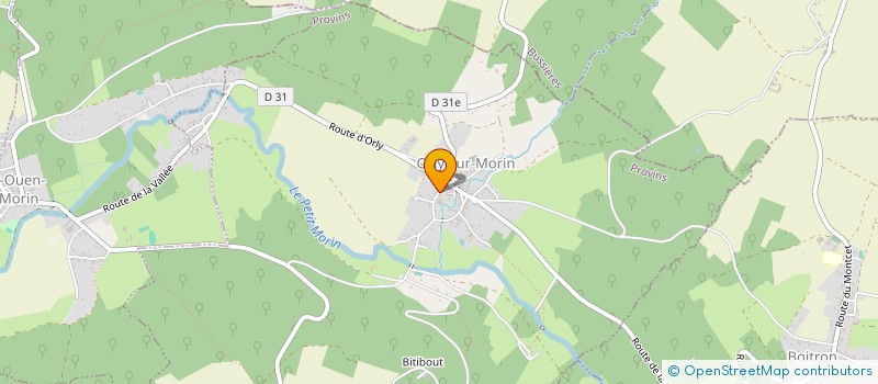 localisation de l'entreprise MONSIEUR XAVIER DEQUIEDT  ORLY-SUR-MORIN