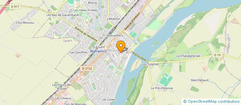 localisation de l'entreprise MONSIEUR XAVIER DEREGEL à BEAUGENCY
