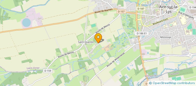 localisation de l'entreprise MONSIEUR XAVIER DERYCKE à AIRE-SUR-LA-LYS