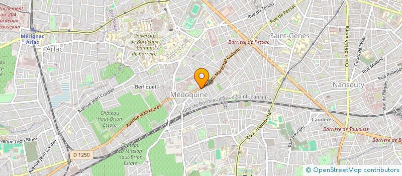 localisation de l'entreprise MONSIEUR XAVIER DESALBRES  PESSAC