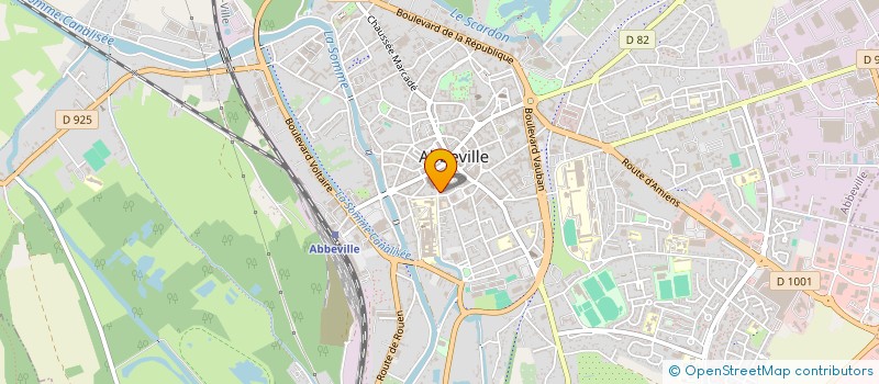 localisation de l'entreprise MONSIEUR XAVIER DESAULTY à ABBEVILLE