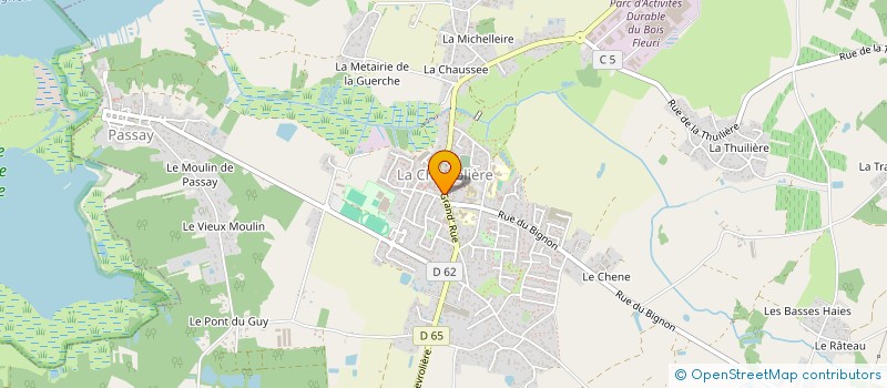 localisation de l'entreprise MONSIEUR XAVIER DESDEREDJIAN  LA CHEVROLIERE