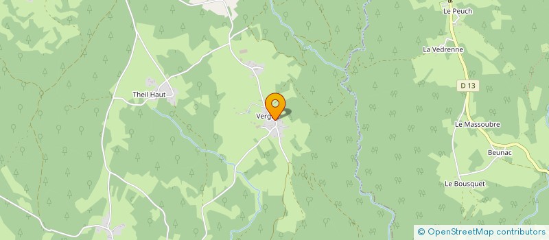 localisation de l'entreprise MONSIEUR XAVIER DESEUVRE  MARCILLAC-LA-CROISILLE