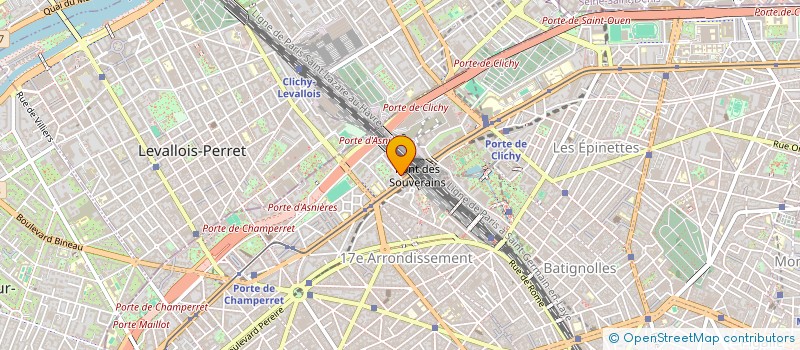 localisation de l'entreprise MONSIEUR XAVIER DESHOULIERES  PARIS