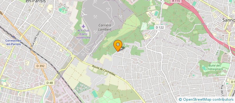 localisation de l'entreprise MONSIEUR XAVIER DESLANDES  ARGENTEUIL