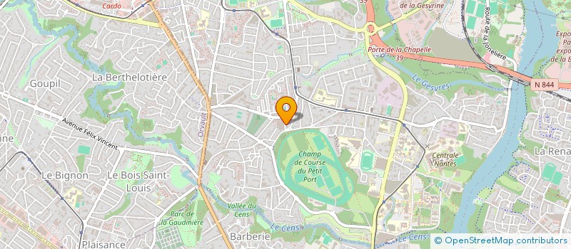 localisation de l'entreprise MONSIEUR XAVIER DESMAS à NANTES