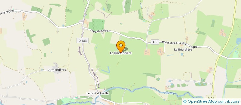 localisation de l'entreprise MONSIEUR XAVIER DESMAS à ERDRE-EN-ANJOU