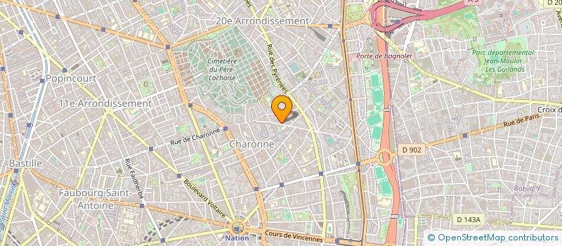 localisation de l'entreprise MONSIEUR XAVIER DESORMEAU  PARIS