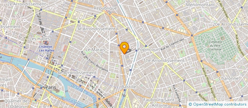 localisation de l'entreprise MONSIEUR XAVIER DESPLAS  PARIS