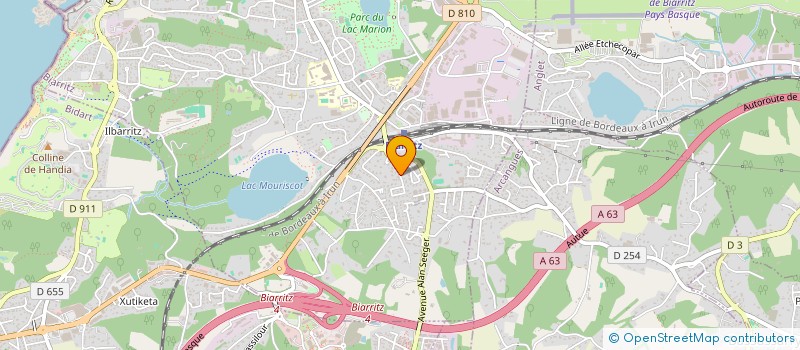 localisation de l'entreprise MONSIEUR XAVIER DESPUJOLS à BIARRITZ