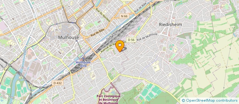 localisation de l'entreprise MONSIEUR XAVIER DETRY  MULHOUSE