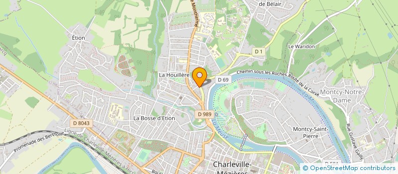 localisation de l'entreprise MONSIEUR XAVIER DEVAUX à CHARLEVILLE-MEZIERES