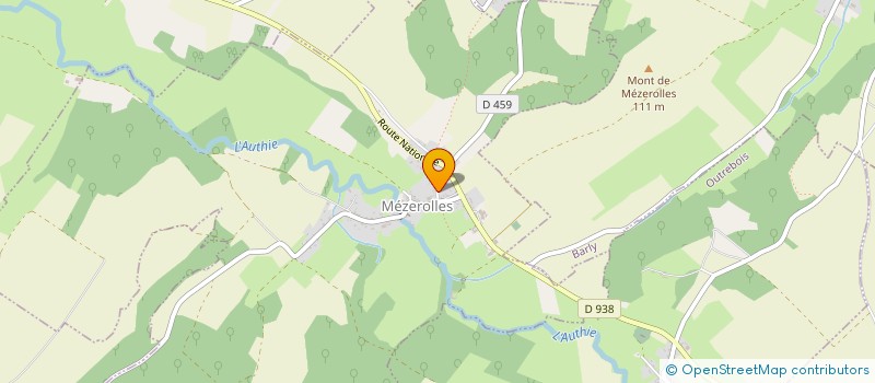 localisation de l'entreprise MONSIEUR XAVIER DEVAUX  LUCHEUX