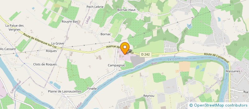 localisation de l'entreprise MONSIEUR XAVIER DEVECCHI à LEDAT