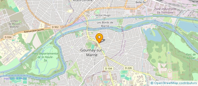 localisation de l'entreprise MONSIEUR XAVIER DEVRED  GOURNAY-SUR-MARNE