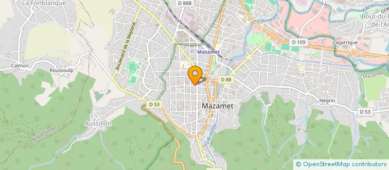 localisation de l'entreprise MONSIEUR XAVIER DEVRET  MAZAMET