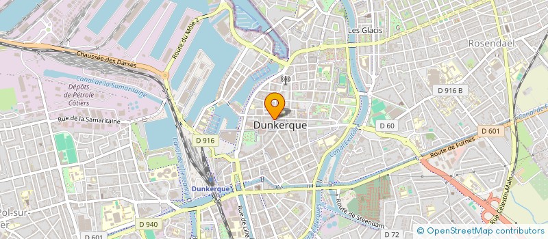 localisation de l'entreprise MONSIEUR XAVIER DEWYNTER à DUNKERQUE