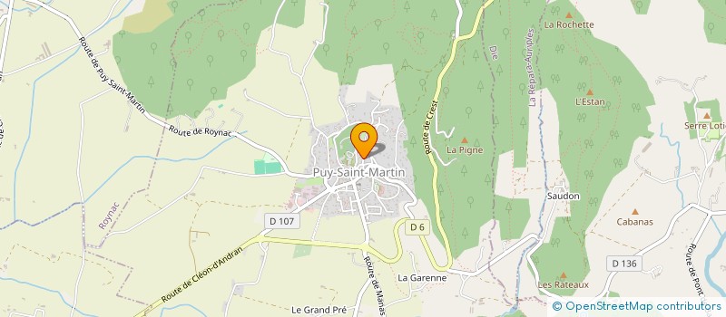 localisation de l'entreprise MONSIEUR XAVIER DEZON  PUY-SAINT-MARTIN