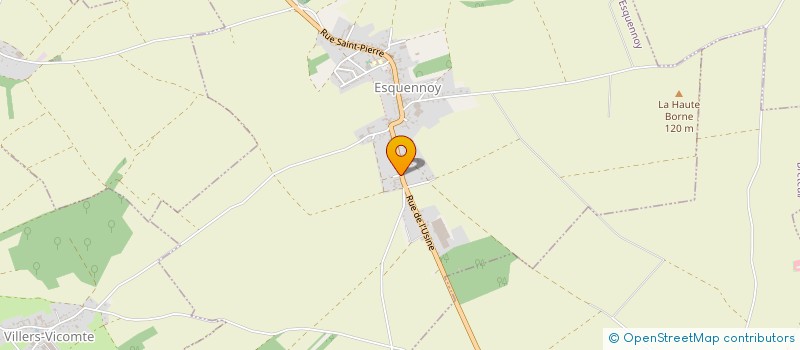 localisation de l'entreprise MONSIEUR XAVIER DEZOUTTER  ESQUENNOY