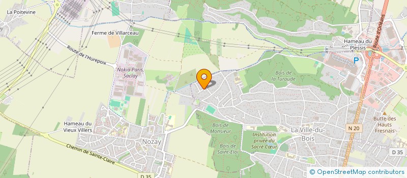 localisation de l'entreprise MONSIEUR XAVIER DHENIN à LA VILLE-DU-BOIS