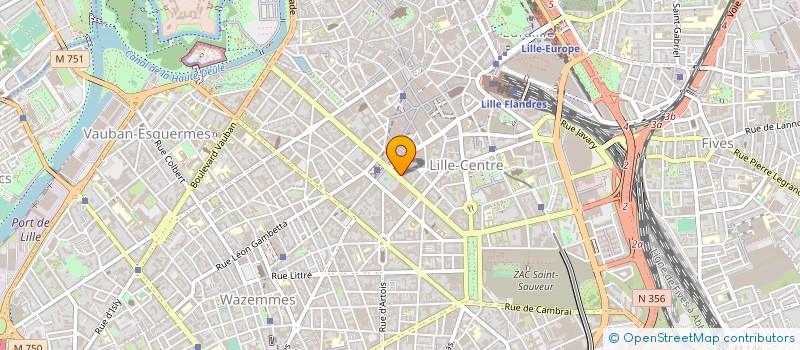 localisation de l'entreprise MONSIEUR XAVIER DHONTE à LILLE