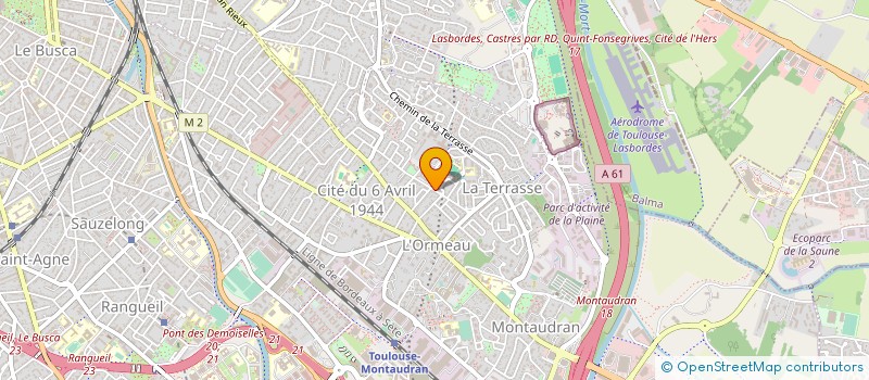 localisation de l'entreprise MONSIEUR XAVIER DINOUART à TOULOUSE
