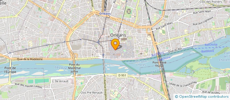 localisation de l'entreprise MONSIEUR XAVIER DION  ORLEANS