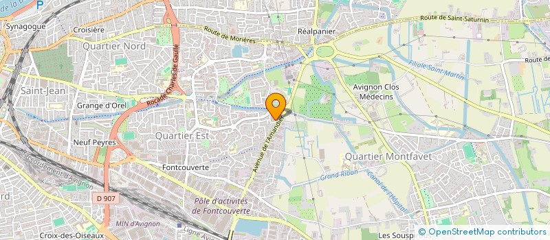 localisation de l'entreprise MONSIEUR XAVIER DIREXEL  AVIGNON