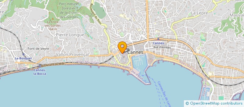 localisation de l'entreprise MONSIEUR XAVIER DOHY à CANNES