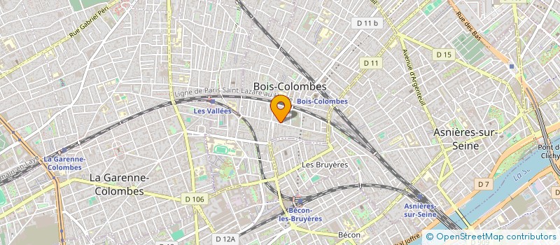 localisation de l'entreprise MONSIEUR XAVIER DOLLEANS à BOIS-COLOMBES