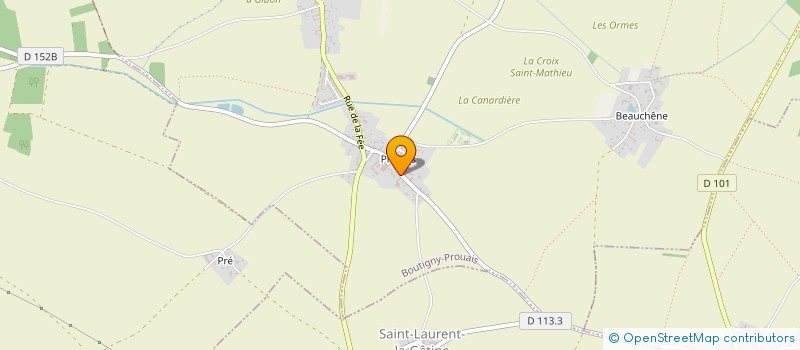 localisation de l'entreprise MONSIEUR XAVIER DOLMAIRE à BOUTIGNY-PROUAIS