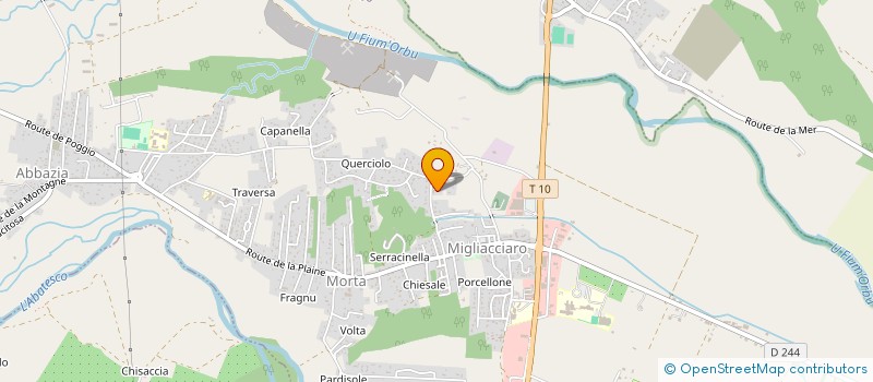 localisation de l'entreprise MONSIEUR XAVIER DOMINICI à ISOLACCIO DI FIUMORBO