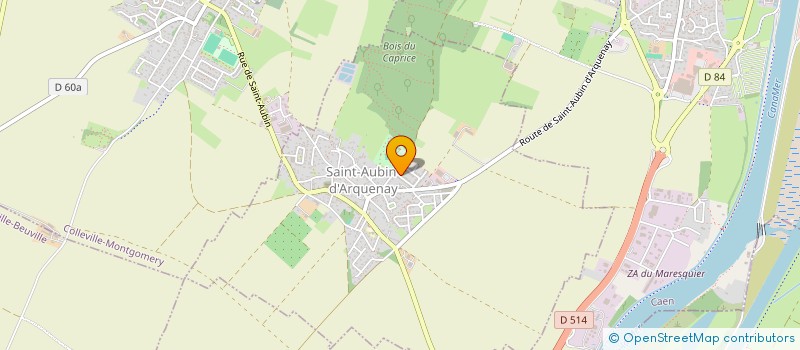 localisation de l'entreprise MONSIEUR XAVIER DONNART  SAINT-AUBIN-D'ARQUENAY