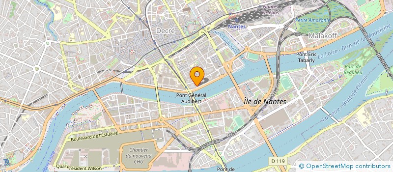 localisation de l'entreprise MONSIEUR XAVIER DORE à NANTES