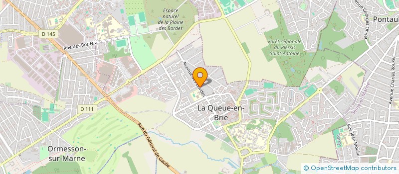 localisation de l'entreprise MONSIEUR XAVIER DOREMIEUX  LA QUEUE-EN-BRIE