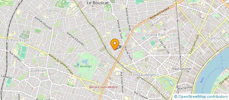 localisation de l'entreprise MONSIEUR XAVIER DORSEMAINE  LE BOUSCAT